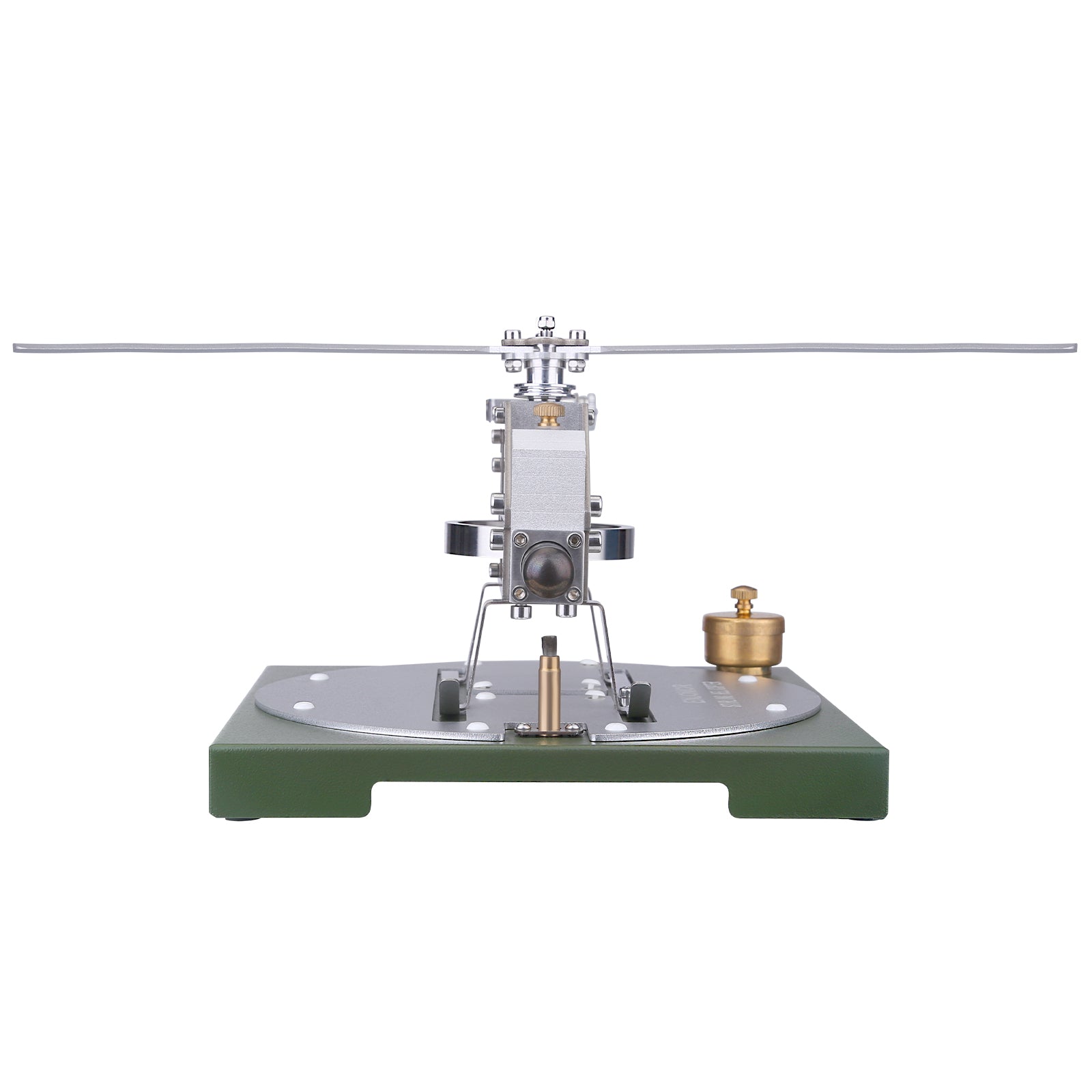 ENJOMOR Stirling Helicopter Model Kit Gamma Hot Air Stirling Engine Model DIY Assembly Model STEM Educational Toy