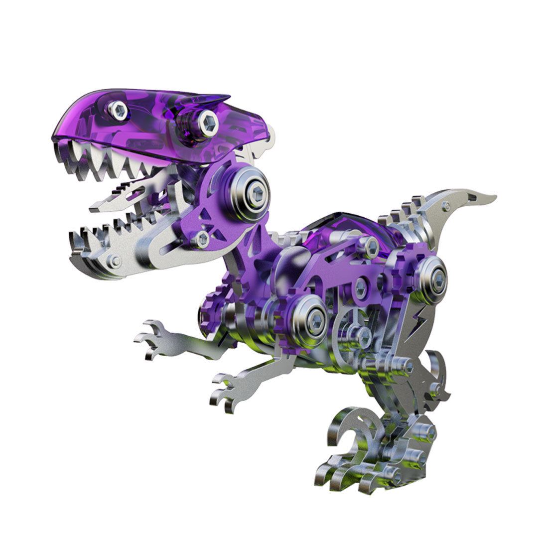 3D Metal Mechanical Dinosaur Model Kit DIY Assembly Model - Classic Five Styles