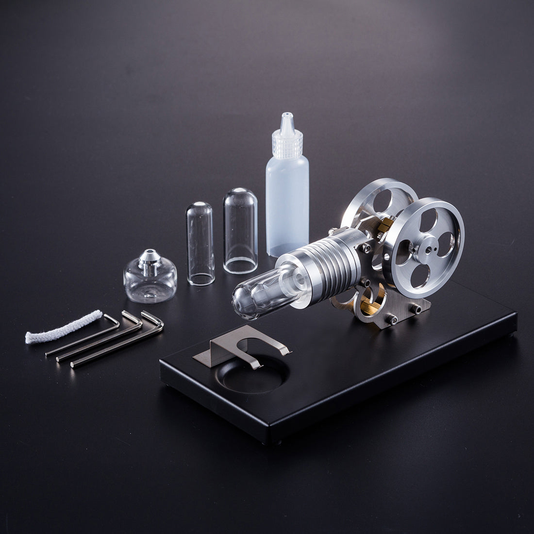 Manson Hot Air Stirling Engine External Combustion Engine Model STEM Science & Education Toy