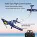 VOLANTEXRC F4U Corsair Airplane 400mm Wingspan Airplane 2.4G RC 4CH Airplane Fixed Wing Aircraft with Xpilot Gyro System for Beginner - RTF - enginediy