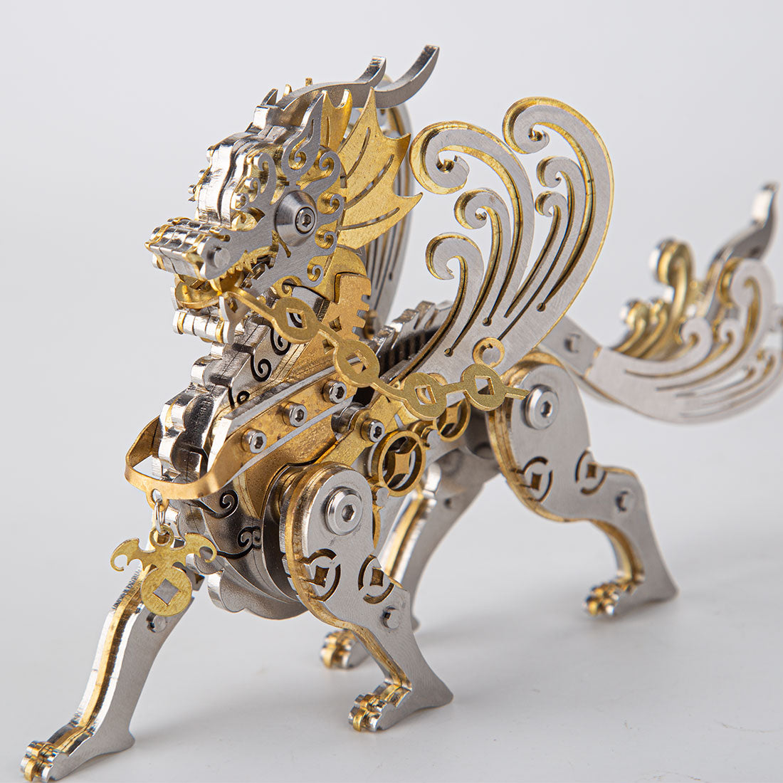 3D Metal Puzzle Mechanical Pixiu Model DIY Assembly