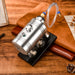 Steam Engine Working Model - Mini Steam Engine Models Starting Up And Running - Full Metal Retro Steam Engine Model with Heating Boiler - Enginediy - enginediy