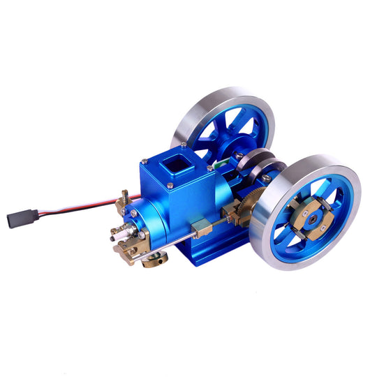 Hit and Miss Engine Full Metal IC Engine Model Water Cooled Gasoline Engine with Base Gift Collection