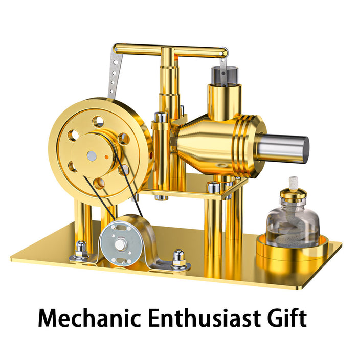 Metal Mini Heat Stirling Engine Motor Car Model DIY Self-assemble Great  Gift