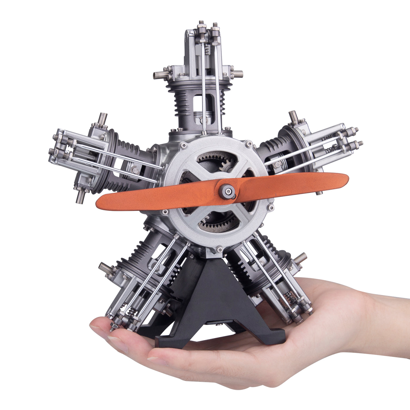 5 Cylinder Radial Engine Model Kit that Works - Build Your Own Radial ...