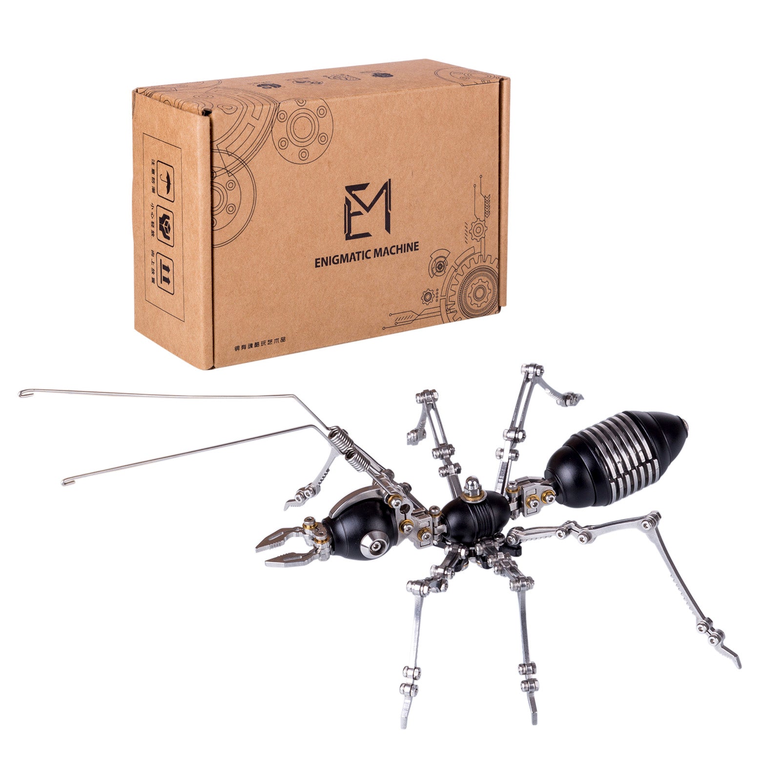 3D Metal Ant Model Kits, DIY Metal Puzzle, Assemble Model Jigsaw Kits-100 PCS