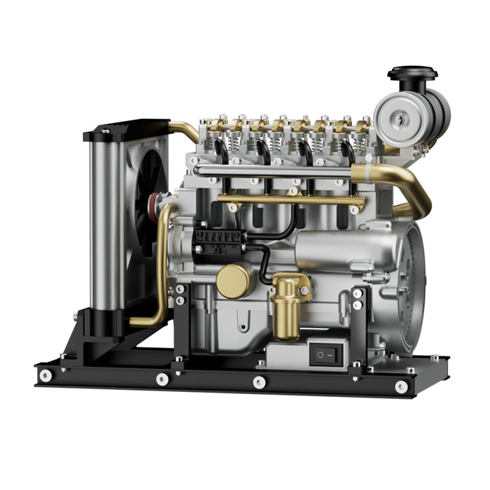 TECHING L4 Diesel Engine Model Works - Build Your Own Diesel