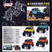 RGT EX86100 PRO 1:10 2.4G 4WD All Terrain RC Crawler Vehicle Model - RTR Version - enginediy