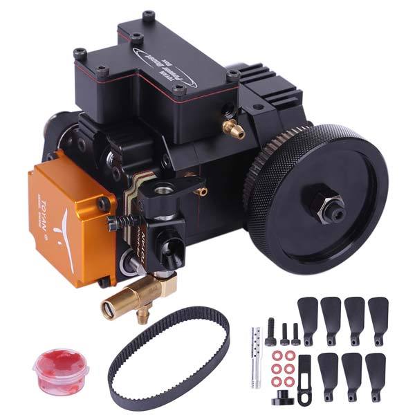 Toyan FS-S100G(w) 4 Stroke RC Engine Water Cooled Four Stroke Gasoline Engine Kit for RC Car Boat Plane - enginediy