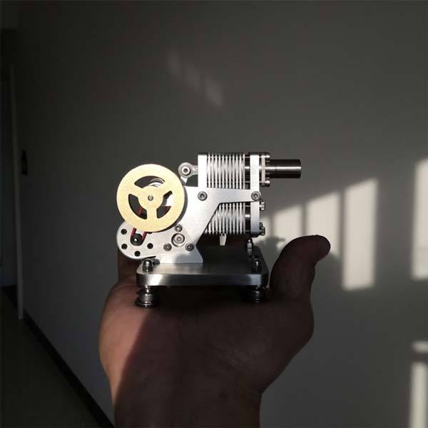 Full Metal Stirling Engine Generator Model Stem Engine Educational Toy - enginediy