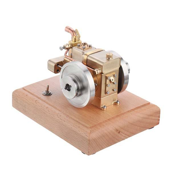 M12 2.6cc Mini 4 Stroke Retro Water-cooled Gasoline Gas Engine for Gift Collection - enginediy