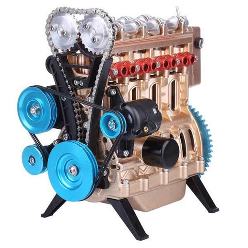 YIFAN V4 Kit d'assemblage de moteur de voiture 4 cylindres à