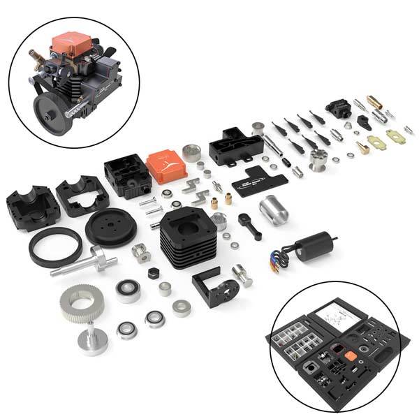 Toyan Engine FS-S100AC RC Engine Building Kit with Starter Kit - enginediy