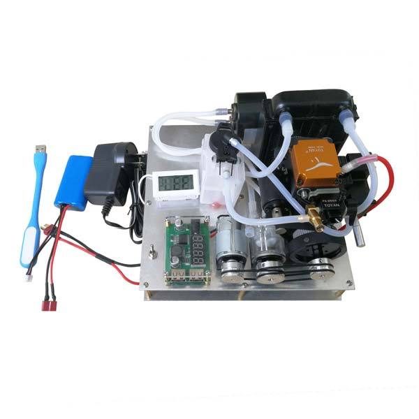 Toyan Engine FS-S100 Water-Cooled Nitro-Methanol Generator Set with Water Pump Radiator Thermometer - enginediy