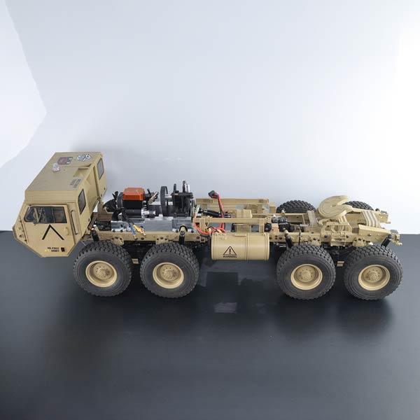 Toyan Military Truck 1/12 2.4G RWD RC Car 4 Stroke Methanol Engine OFF-Road Vehicle - enginediy