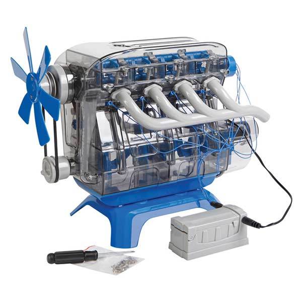 V4 Engine Model Kit - Build Your Own V4 Engine - Science Experiment STEM Toy - Enginediy - enginediy