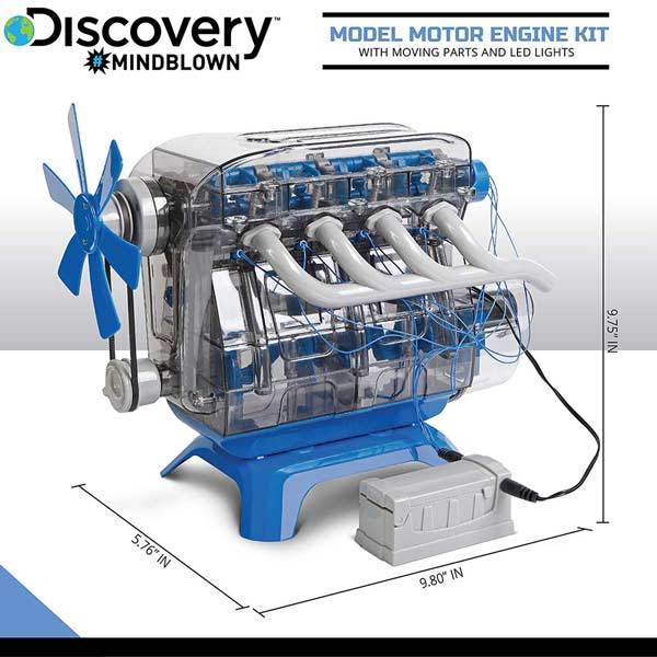 V4 Engine Model Kit - Build Your Own V4 Engine - Science Experiment STEM Toy - Enginediy - enginediy