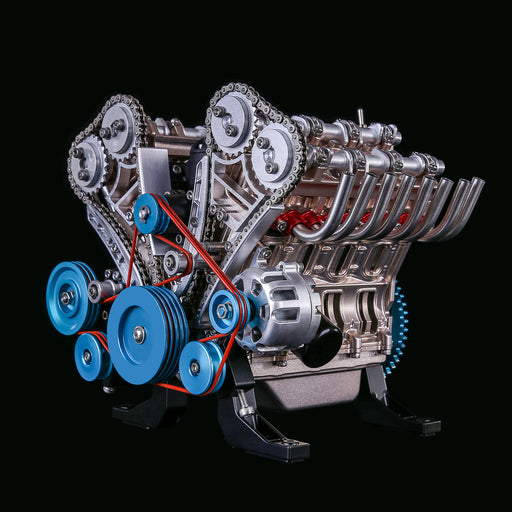 Kit de modelo de motor de coche de 4 cilindros TECHING que funciona como  regalo para niños y adultos – enginediyshop