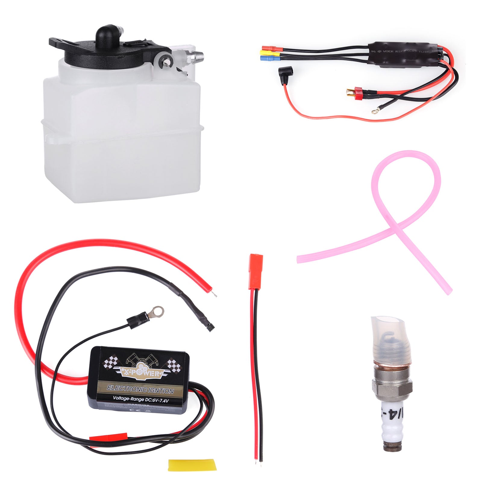 Ignition Start Kit for TOYAN FS-S100G 4 Stroke RC Engine Four Stroke Gasoline Engine Kit (SKU: 33ED2726117) - enginediy