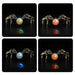 3D Metal Spider Model DIY Kits with 2CM Glowing Crystal Ball -270PCS+