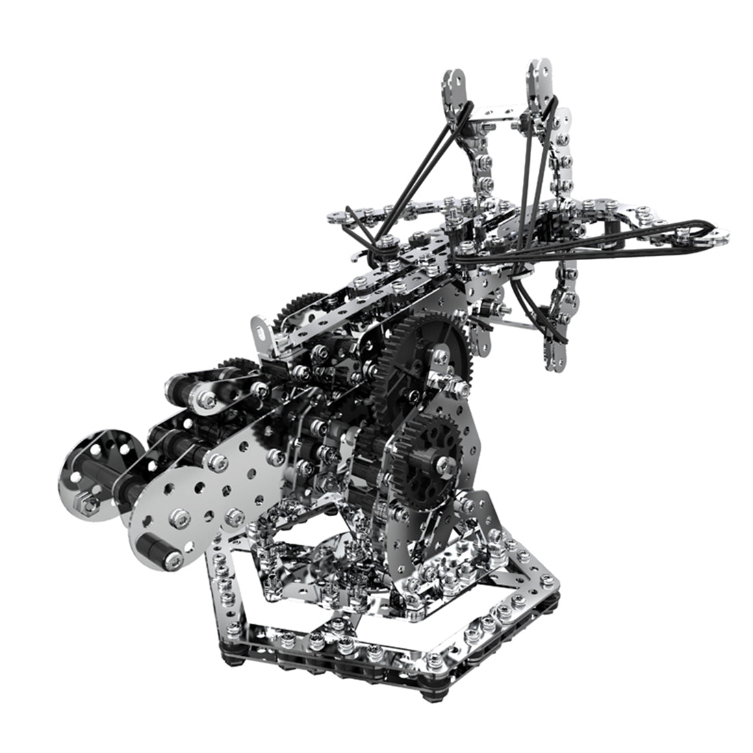 3D Metal Mechanical Puzzle Dragon Crossbow Model Assembly Kit for Kids, Teens, and Adults-812PCS