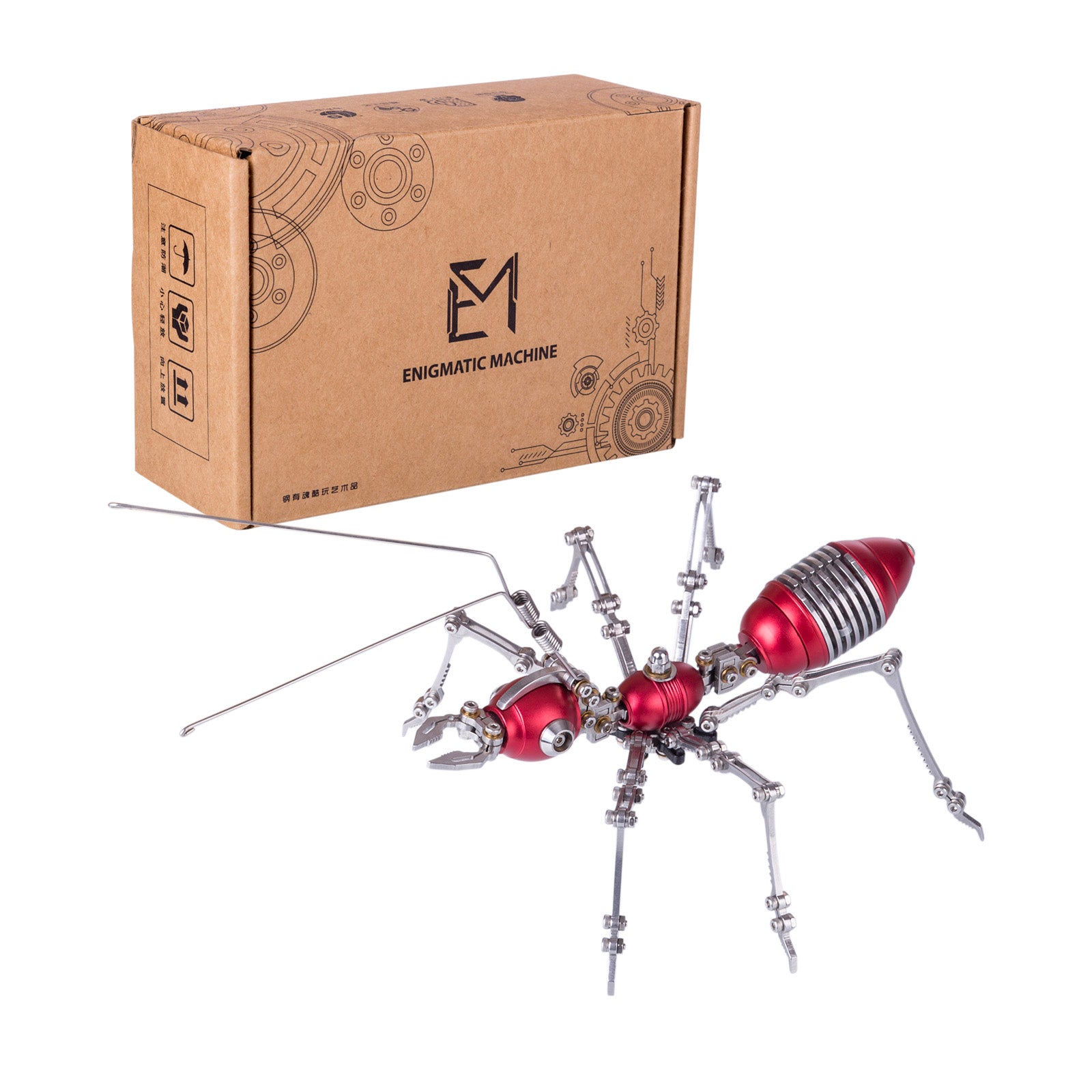 3D Metal Ant Model Kits, DIY Metal Puzzle, Assemble Model Jigsaw Kits-100 PCS