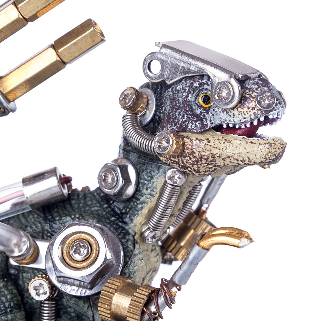 3D Metal Model Kit Mechanical Dinosaur DIY Games Assembly Puzzle Jigsaw Creative Gift - 136Pcs - enginediy