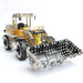 3D Metal Puzzle Simulation Alloy Construction Vehicle Engineering Truck Loader Model Construction-1176PCS