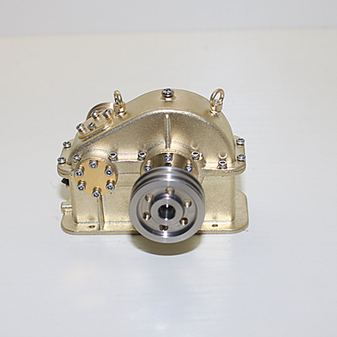 Mini Brass Gear Reducer for Steam Engine Internal Combustion Engine Model