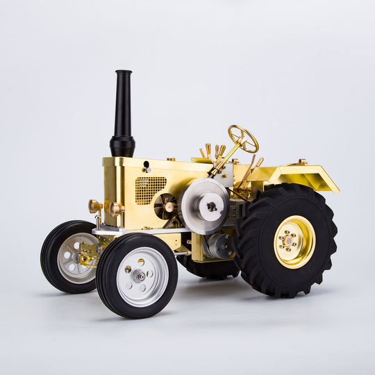 T16 Antique Roller Tractor Model with 1.6cc Mini Horizontal Air-cooled Single-cylinder Gasoline IC Engine