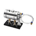 Steam Engine Working Model - Mini Steam Engine Models Starting Up And Running - Full Metal Retro Steam Engine Model with Heating Boiler - Enginediy - enginediy