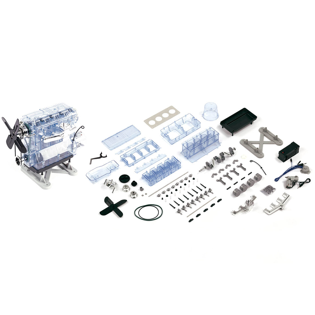 Haynes DIY Assembly Mini L4  Simulation Transparent  Engine Model---Runnable - enginediy