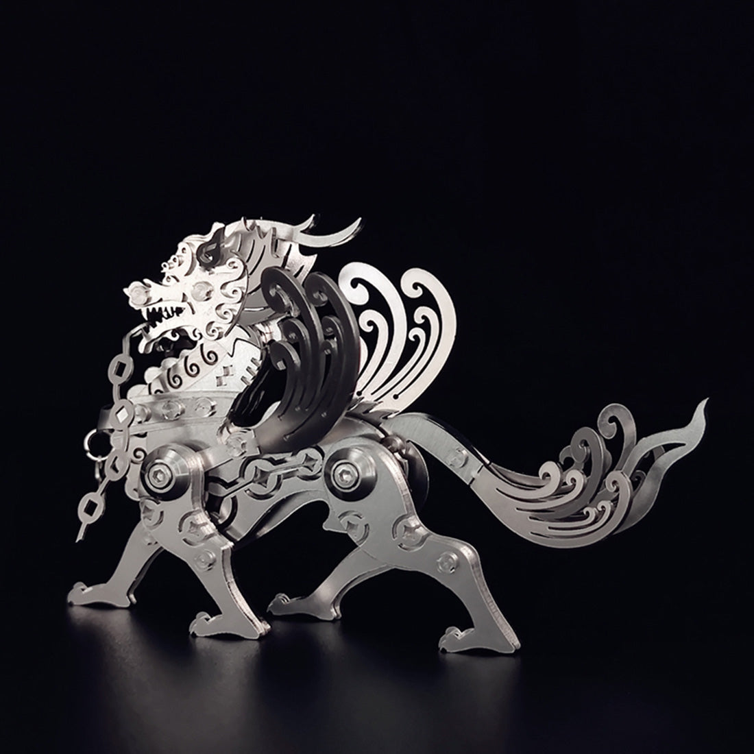 3D Metal Puzzle Mechanical Pixiu Model DIY Assembly