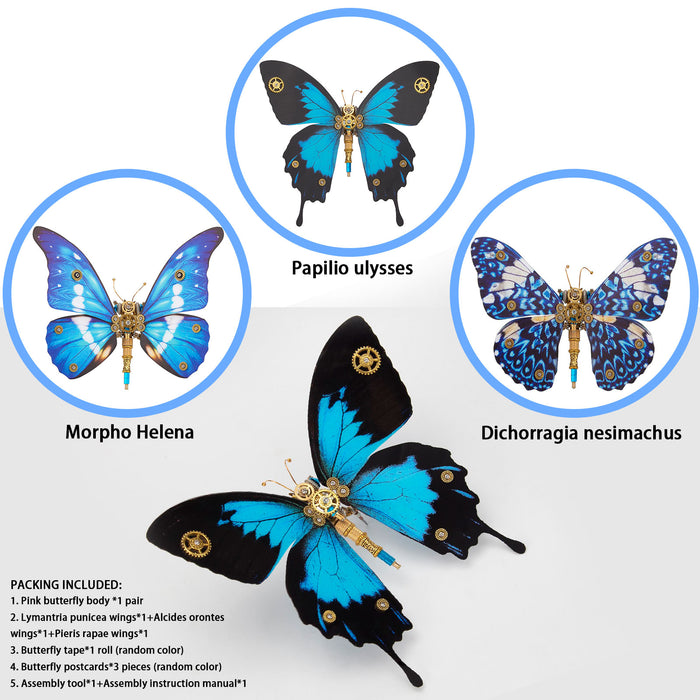 Papillon Morpho Modèle 3D