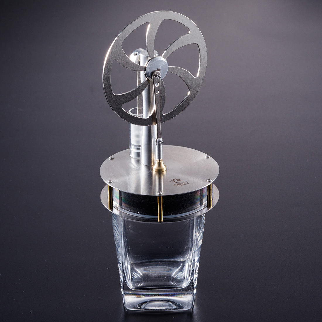 Low Temperature Difference LTD Stirling Engine Model Coffee Powered Gadget