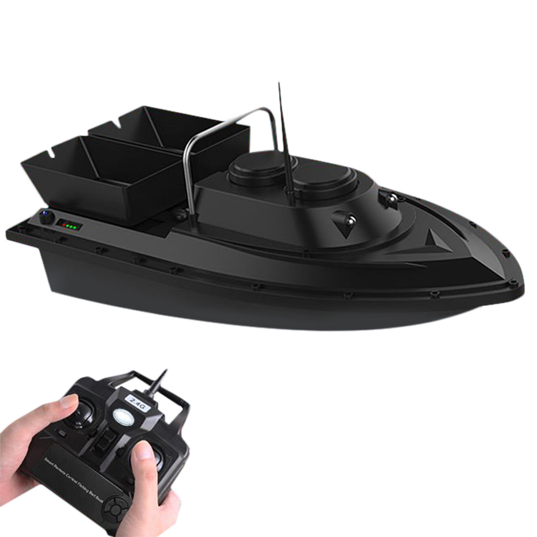 Fishing Bait Boat, RC Fishing Boat Accessories with 3 Bait Bins