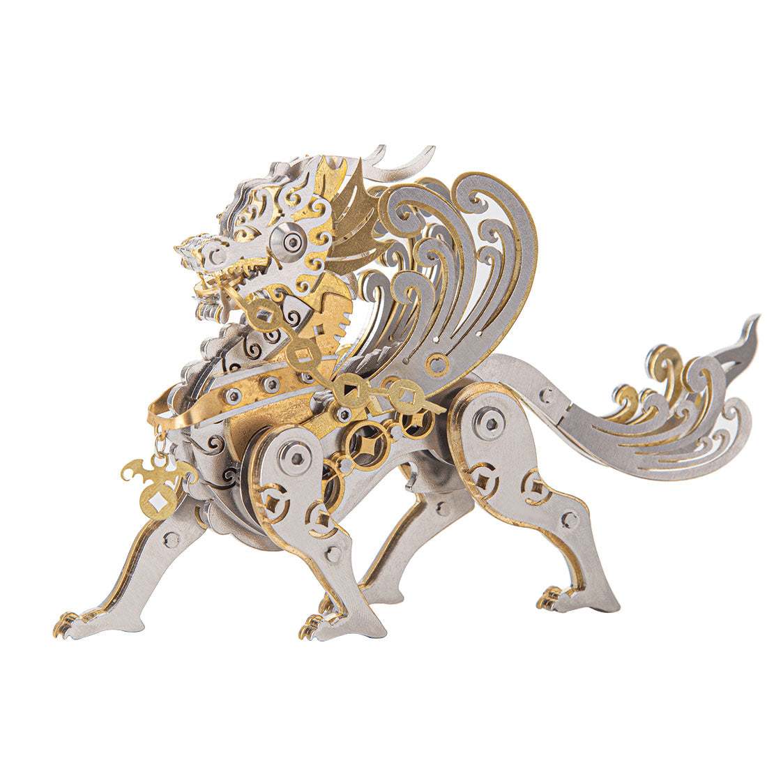 3D Metal Puzzle Mechanical Pixiu Model DIY Assembly