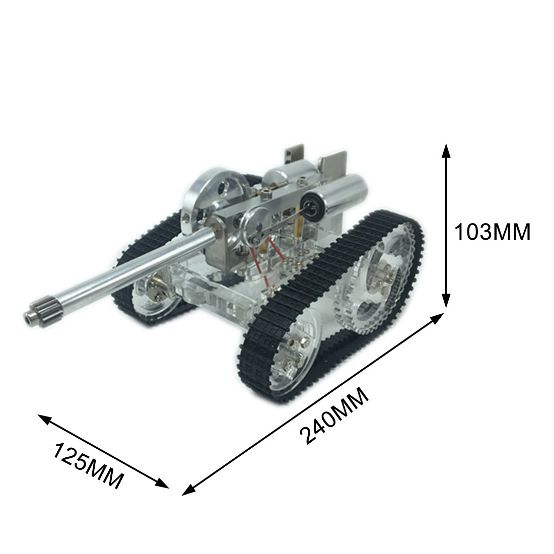 Stirling Engine Tank Model Stirling Engine Motor Model Physical Experiment Science Education Toy Gift - Enginediy