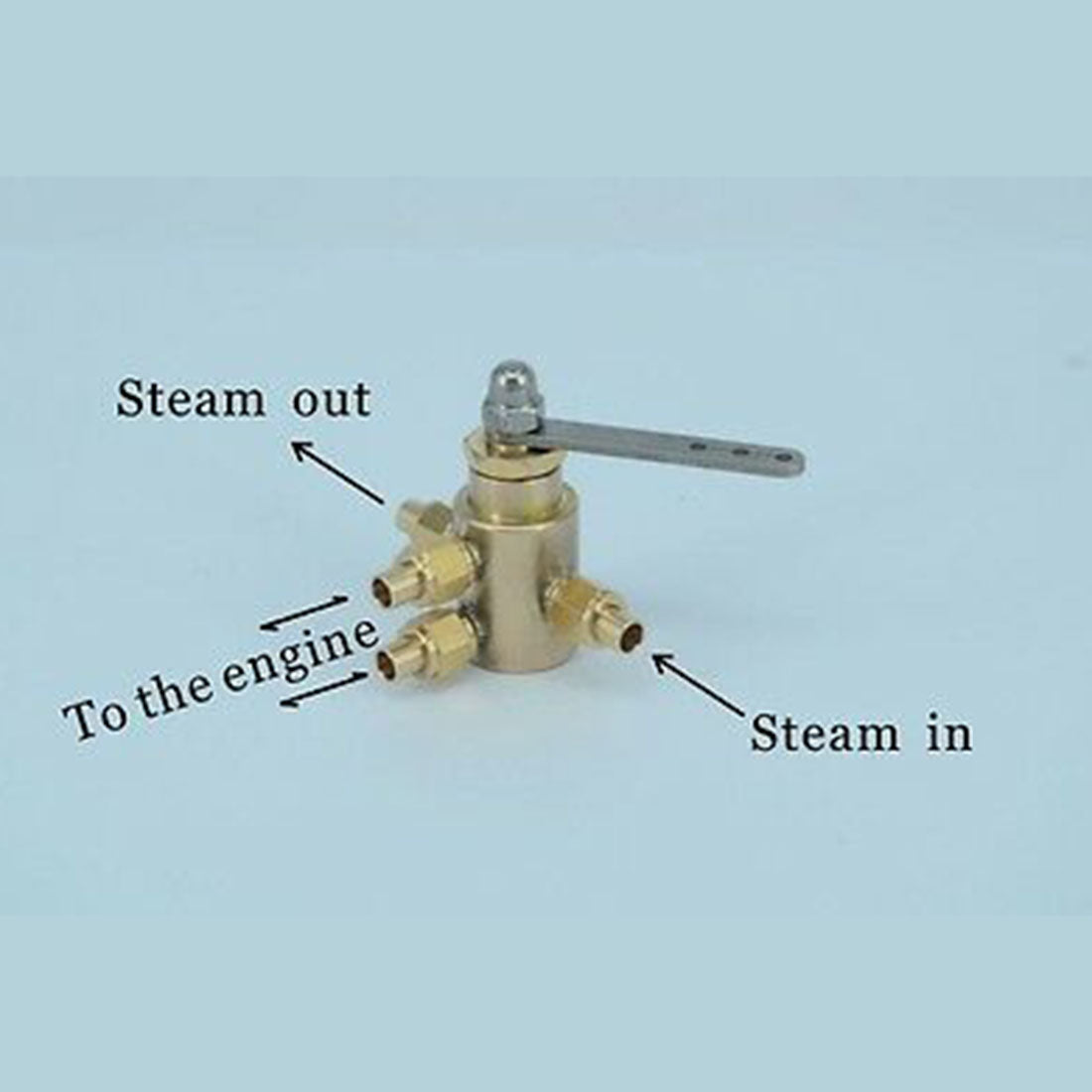 Reversible Control Valve for Steam Engine Model