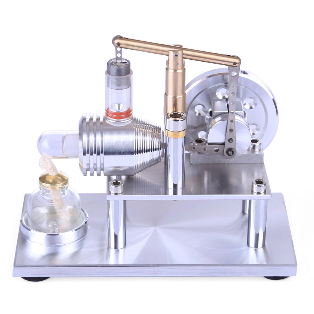 Stirling Engine Model Stainless Steel Balance Stirling Engine Science Experiment Toy - Enginediy - enginediy