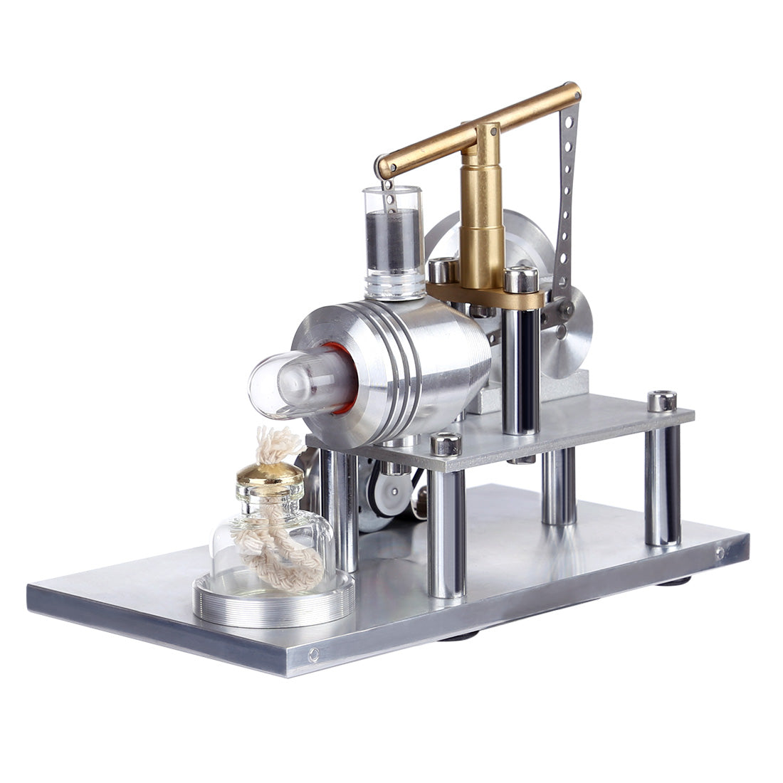 Balance Stirling Engine Model Kit - Build Your Own Stirling Engine - Hot Air Stirling Model Engine Educational Toy