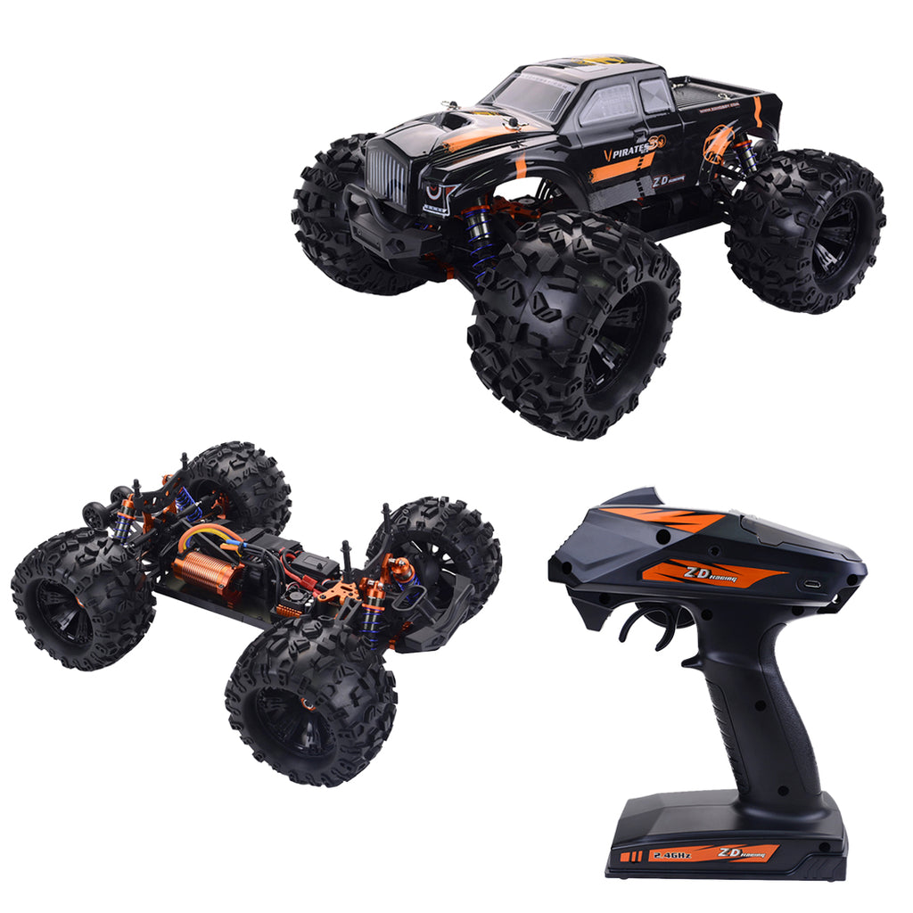 ZD Racing MT8 Pirates3 1/8 2.4G 4WD 90km/h Brushless Motor RC Car Mons —  EngineDIY