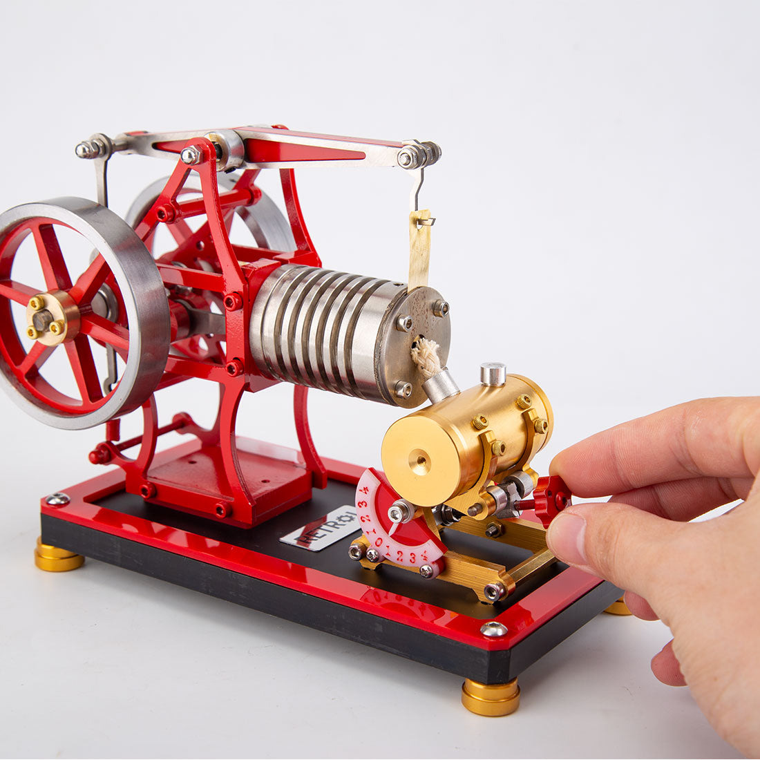 RETROL VE-01 Crossbeam Vacuum Engine Model Flame Eater External Combustion Engine Educational Toys Gifts