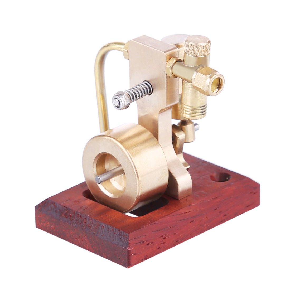 Mini Single Cylinder Swing Steam Engine Model without Boiler - enginediy