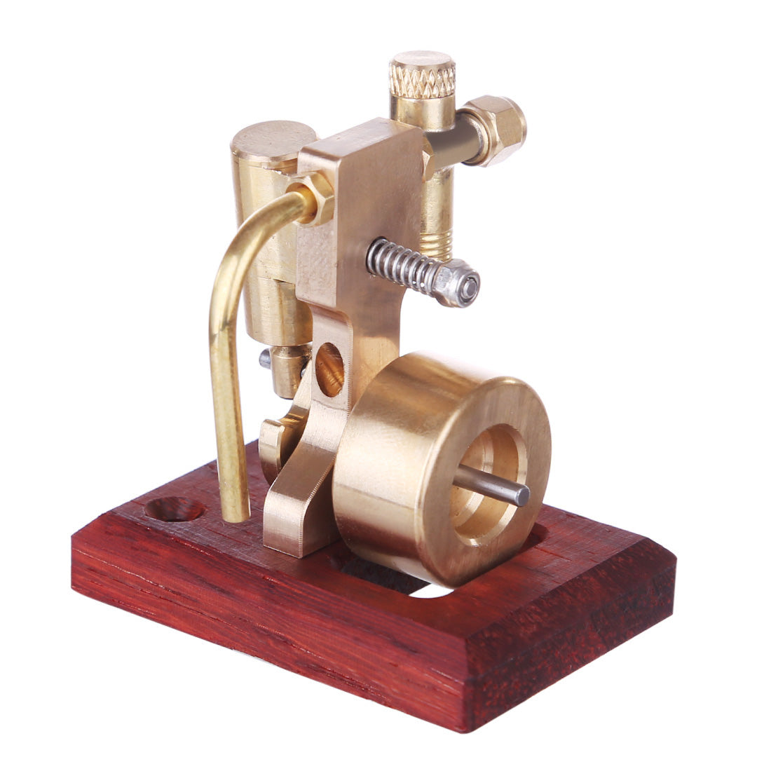 Mini Single Cylinder Swing Steam Engine Model without Boiler - enginediy