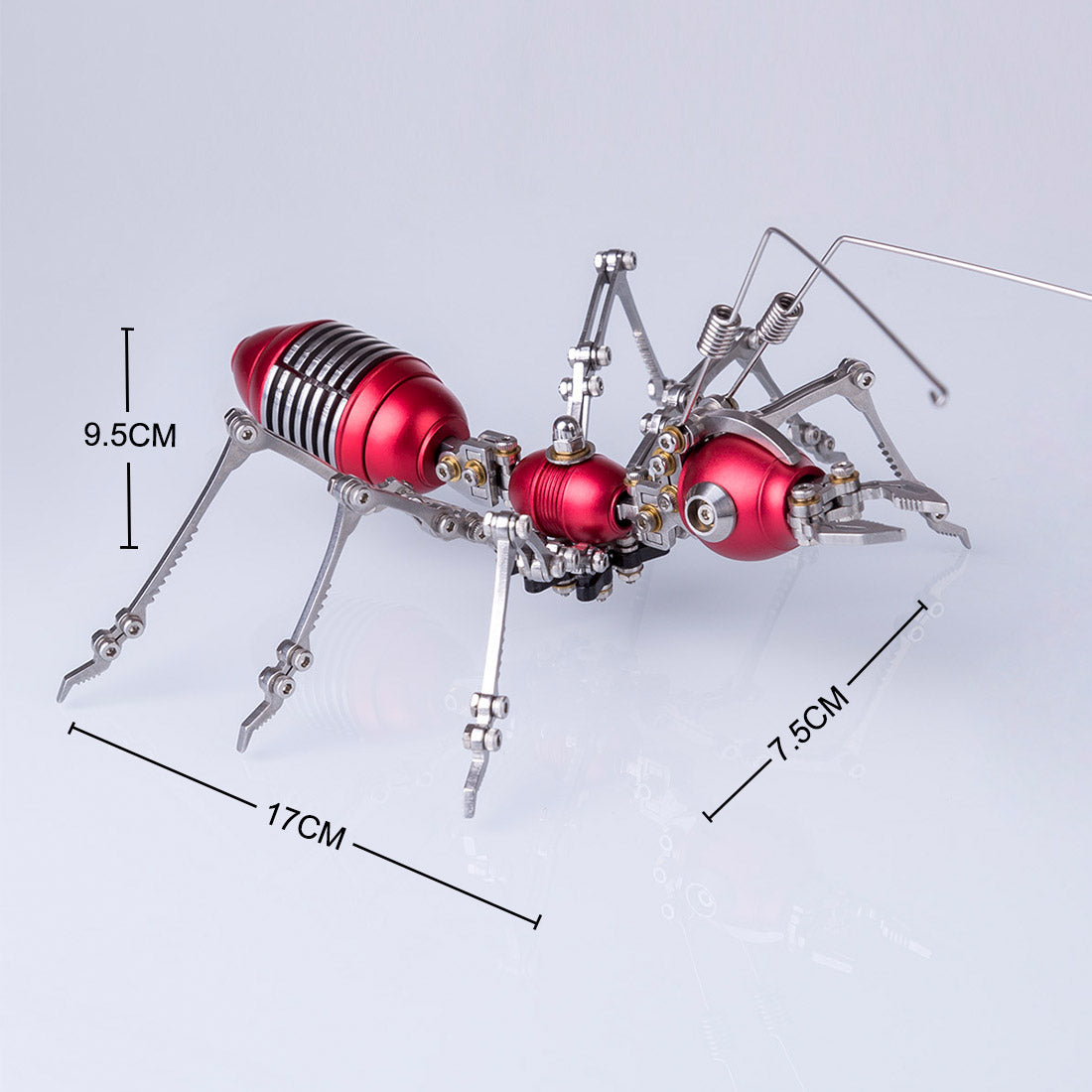 3D Metal Ant Model Kits, DIY Metal Puzzle, Assemble Model Jigsaw Kits-100 PCS