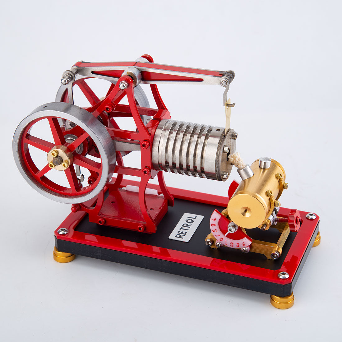 RETROL VE-01 Crossbeam Vacuum Engine Model Flame Eater External Combustion Engine Educational Toys Gifts