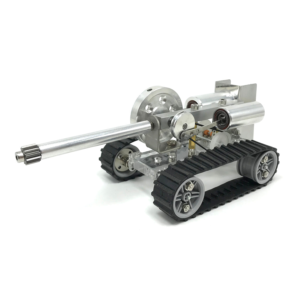 Hot Air Stirling Engine Model Crawler Tank Physical Experiment Educational Toy