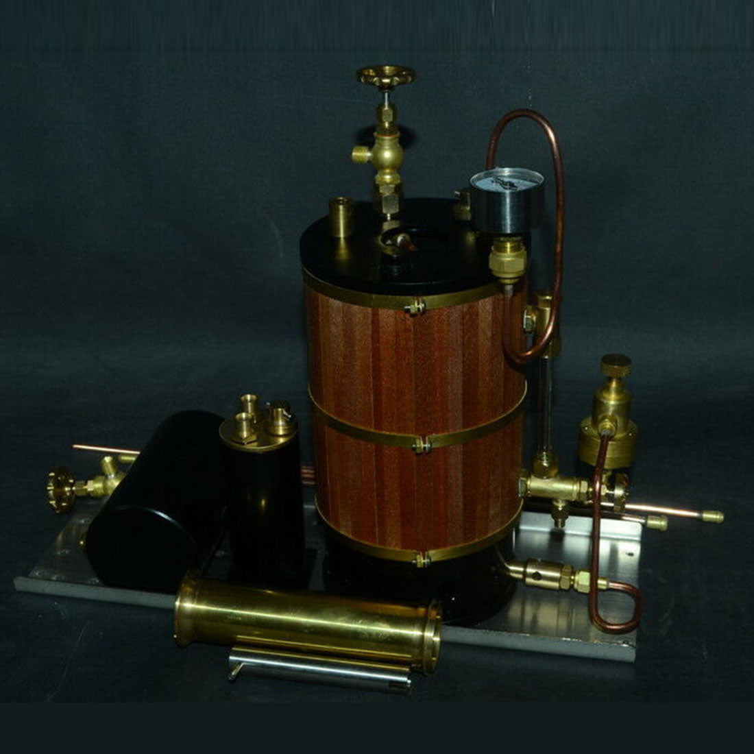 Vertical Boiler Steam Boiler Model for Steam Ship Engine Model - 230ml - enginediy