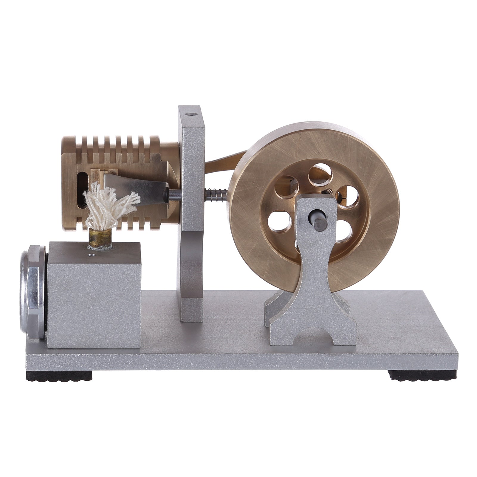 Single Cylinder Stirling Engine Model Flame Licker Eater Engine Vacuum Stirling Engine Model with Double Bearing Support - Enginediy  Customized - enginediy